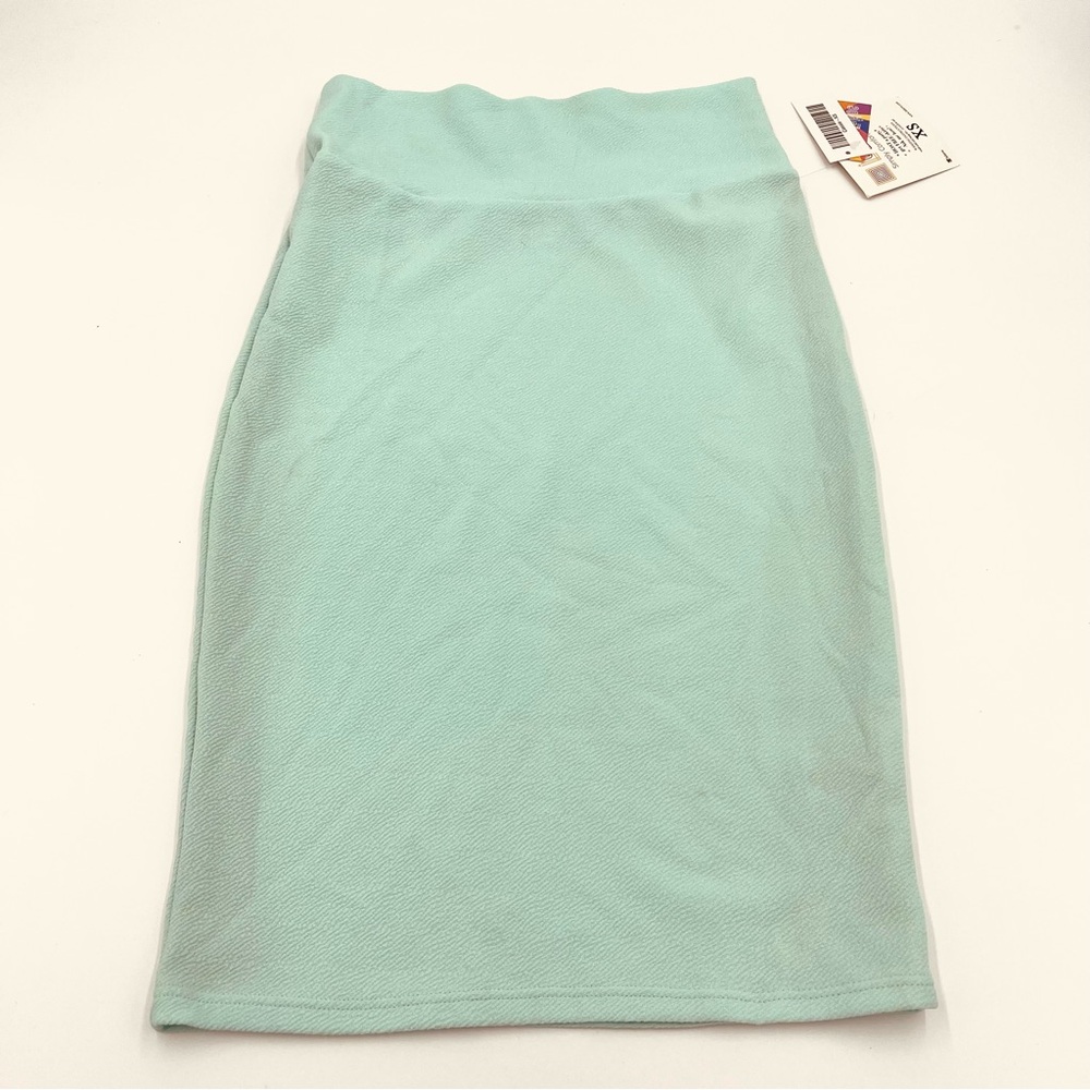 NWT LuLaRoe Mint Green Pencil Skirt Size XS